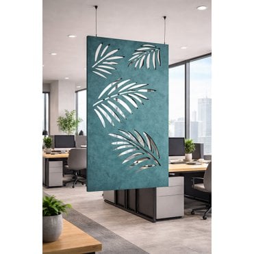Riva PET Acoustic Hanging Dividers Palm