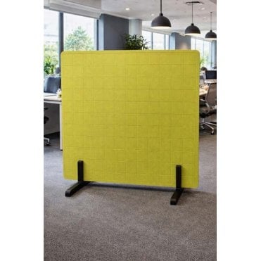 Riva PET Check Acoustic Floorstanding Screen Divider 24mm