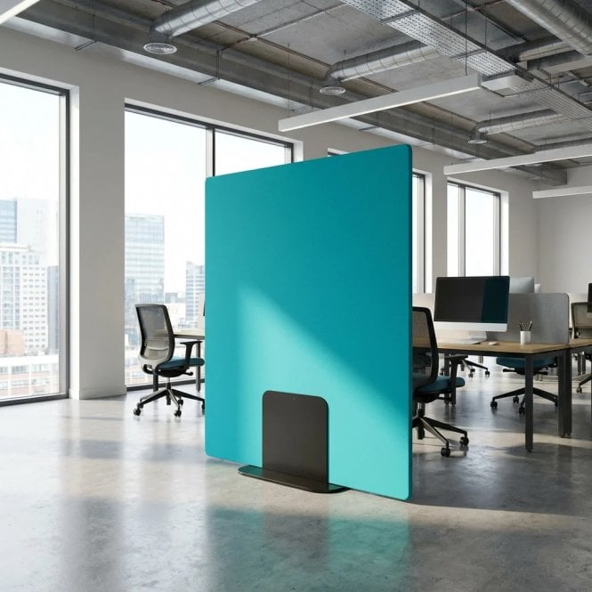 Riva PET Plain Acoustic Floorstanding Screen Divider 24mm