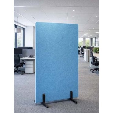Riva PET Plain Acoustic Floorstanding Screen Divider 42mm