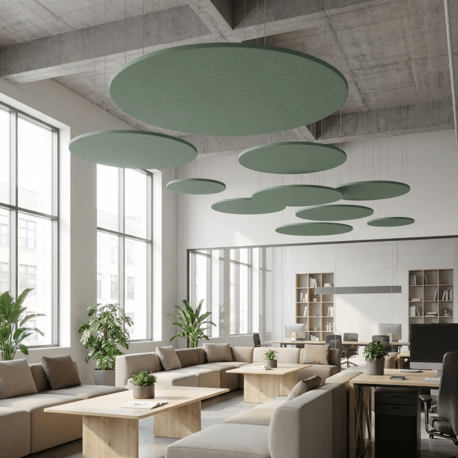 Riva PET Round Acoustic Ceiling Raft 24mm