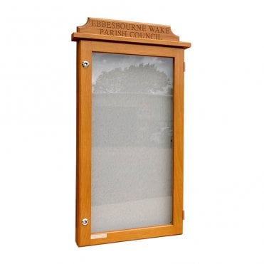 Single Bay, 6xA4 External Oak Noticeboard