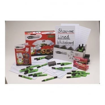Supertough Show-me® Drywipe Boards with Lines Bulk Box (100 x A4 Boards)