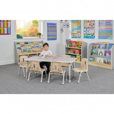 Thrifty Rectangular Table - 6 Seater