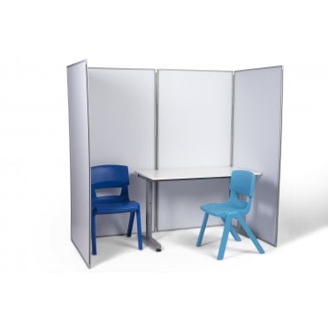 Wipeable Folding Privacy Booth - Fast Delivery