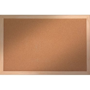 Wood Frame Cork Notice Board